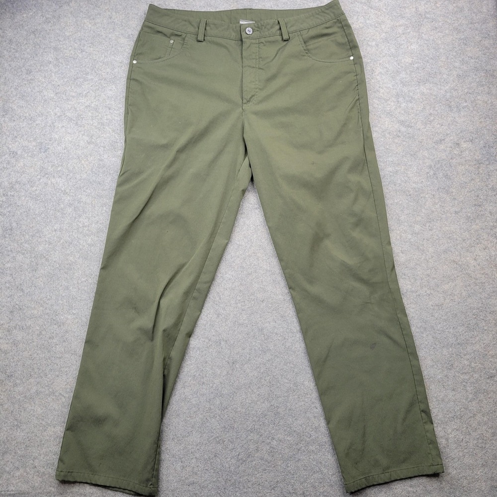 Puma Pants Mens 36x30 Green Chino 5 Pocket‎ Straight Leg Casual Canvas Outdoor
